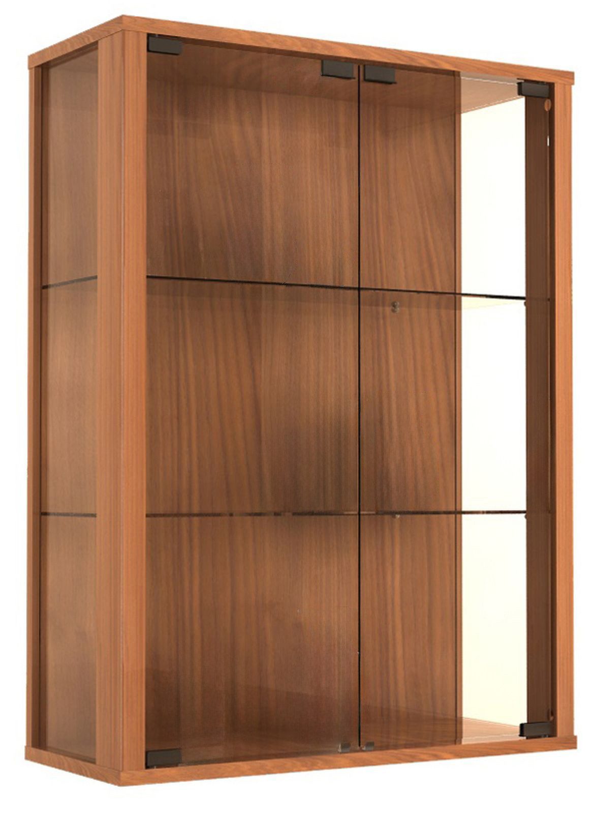 VCM Hängevitrine Udina 80x60x25cm Glasvitrine hängend, Modern und platzsparend, Hängeschrank