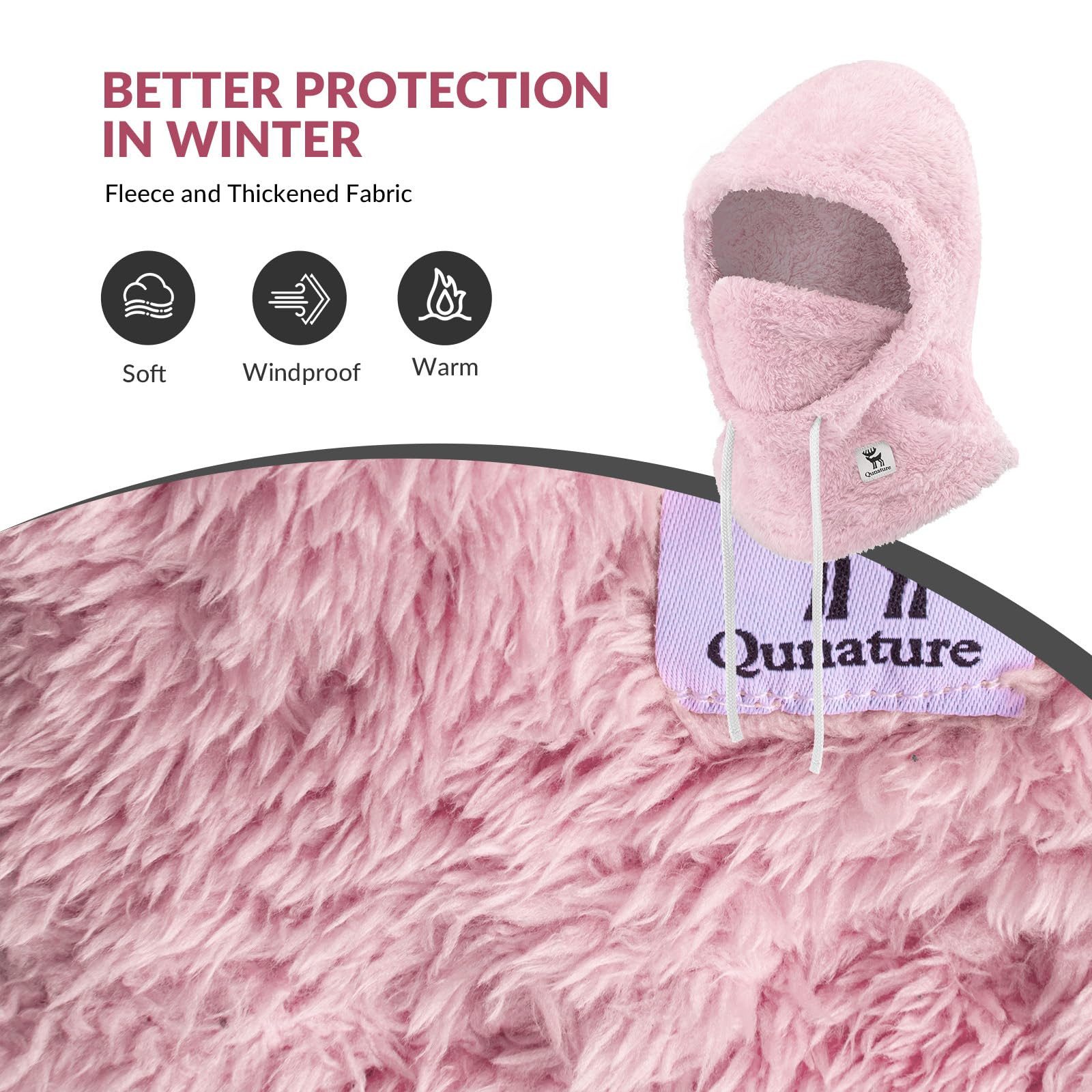 ROCKBROS Sturmhaube Winter Warme Balaclava Winddichte Sturmmaske Skimaske Nackenwärmer Verstellbar & kombinierbar mit Mützen