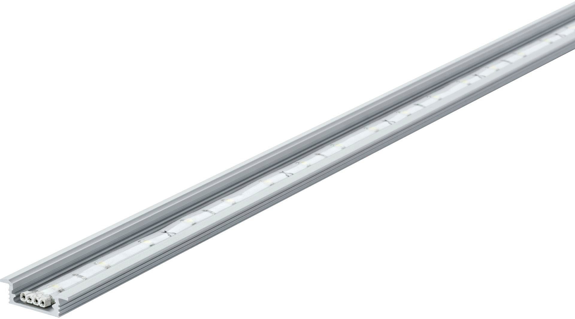 Paulmann LED-Streifen Floor Profil Alu Satin,Alu/Kunststoff 100cm Diffusor Alu eloxiert, mit