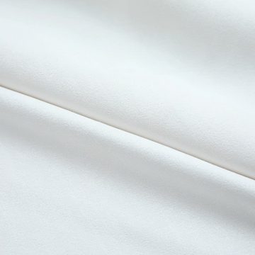 Vorhang Verdunkelungsvorhänge mit Haken 2 Stk. Grauweiß 140x245 cm, furnicato, (2 St)