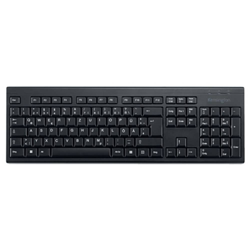 KENSINGTON Tastatur Deutsch, QWERTZ Schwarz K75561DE Tastatur