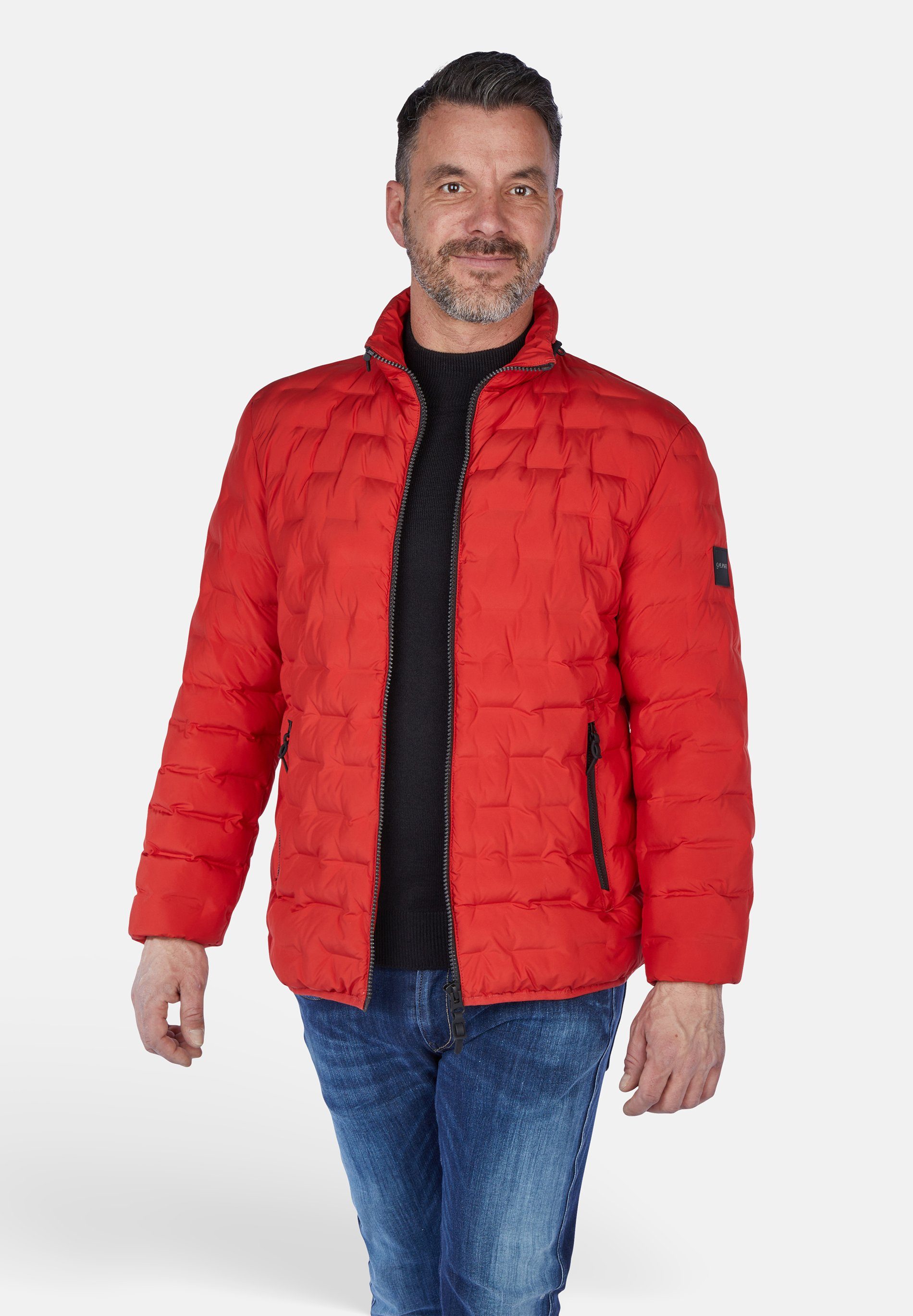 Calamar Steppjacke Tubular Rot