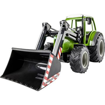 CARSON Spielzeug-Auto 1:16 RC Traktor m. Frontlader 2.4G 100%