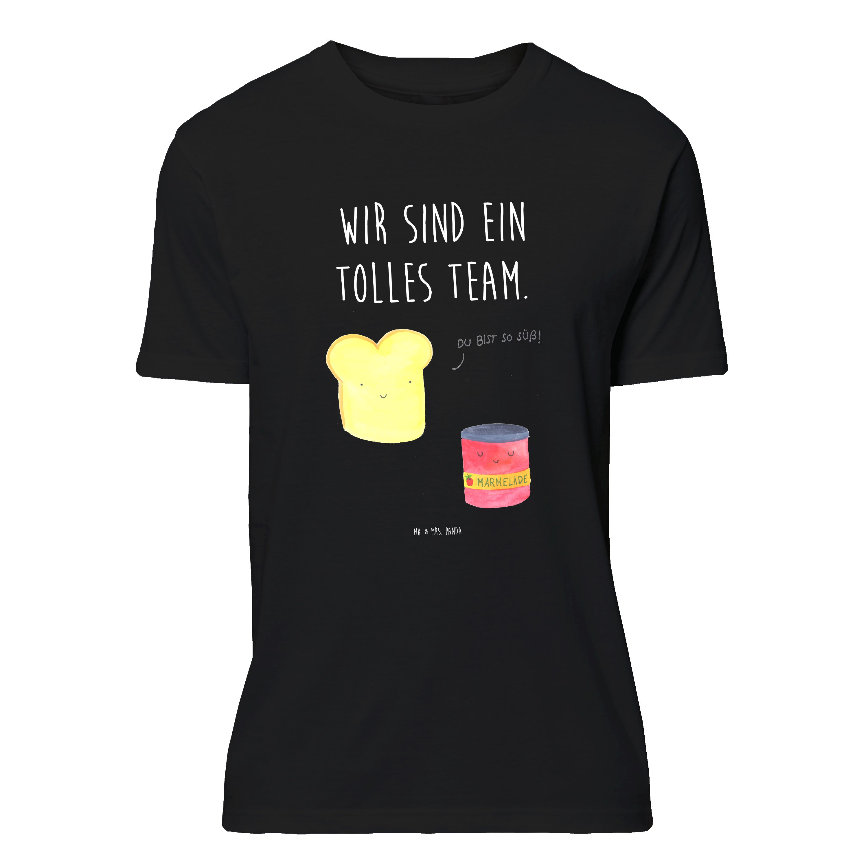 T-Shirt Toast & Marmelade - Schwarz - T-Shirt, Shirt