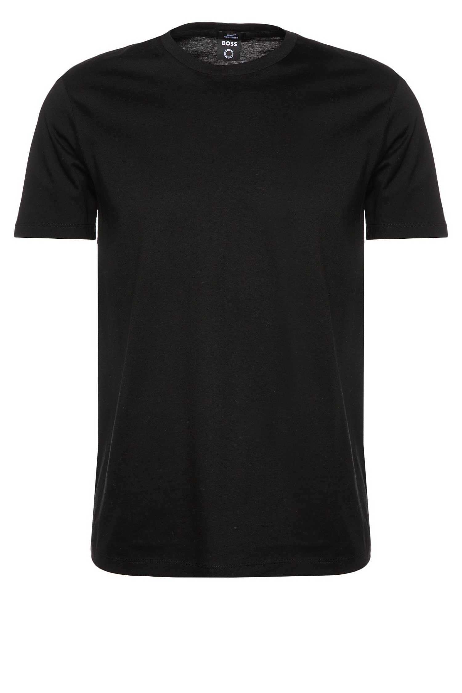 Tessler Schwarz BOSS (001) (1-tlg) T-Shirt