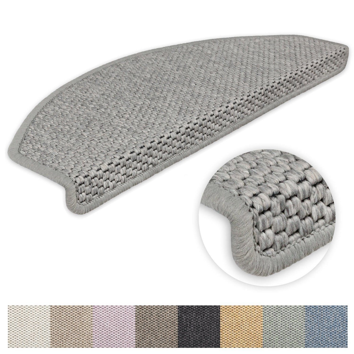 Metzker® Stufenmatte Stufenmatten Göteborg Halbrund, halbrund, Höhe: 8 mm, günstig online kaufen