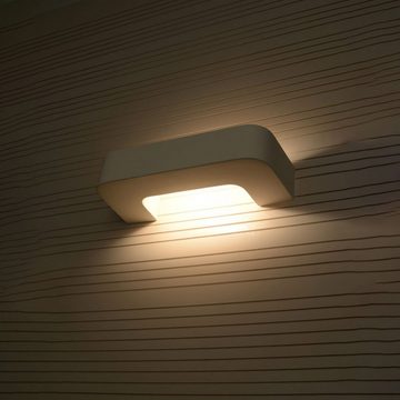 SOLLUX lighting Wandleuchte MAGNET, ohne Leuchtmittel, Das Oberteil scheint