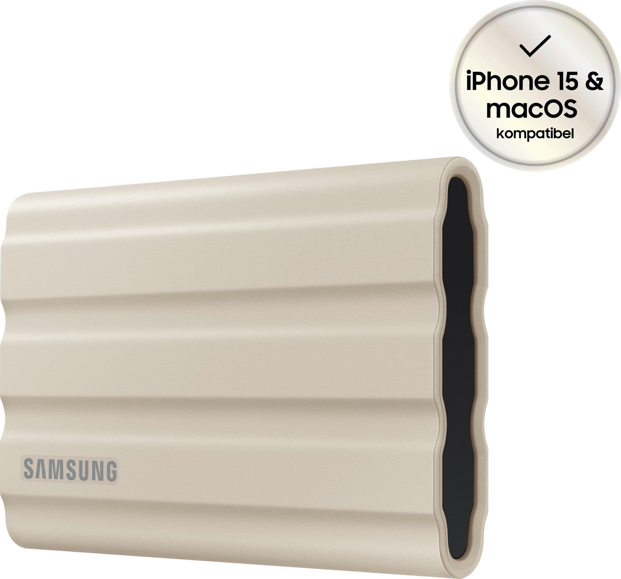 Samsung Portable SSD T7 Shield externe SSD (1 TB) 1050 MB/S Lesegeschwindigkeit, 1000 MB/S Schreibgeschwindigkeit