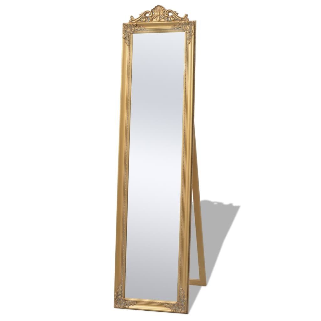 vidaXL Spiegel Standspiegel cm Golden | Gold 160x40 (1-St) im Gold Barock-Stil