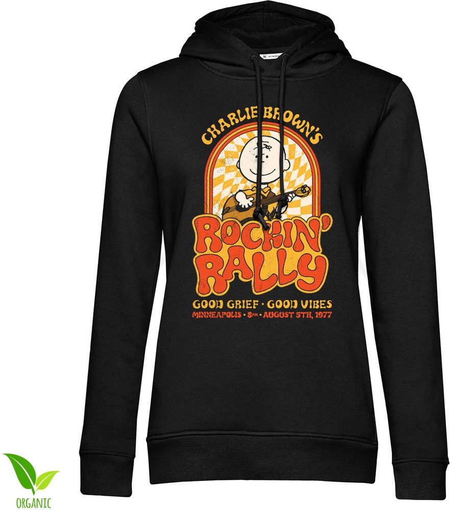 PEANUTS Worldwide LLC Hoodie Charlie Browns Rockin Rally Girly Hoodie