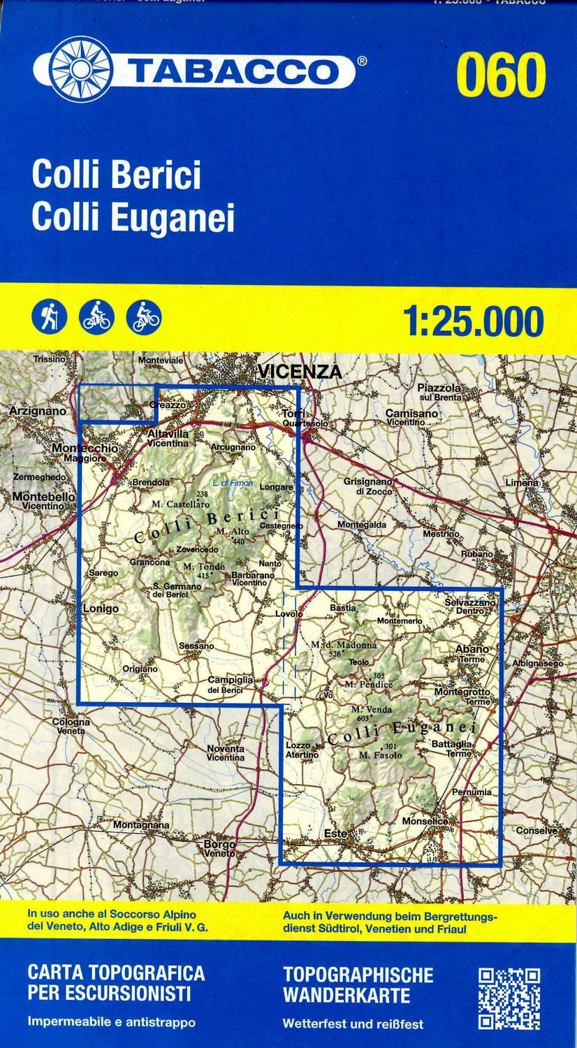 Tabacco Wandern Colli Euganei Colli Berici 1:25000 / diverse