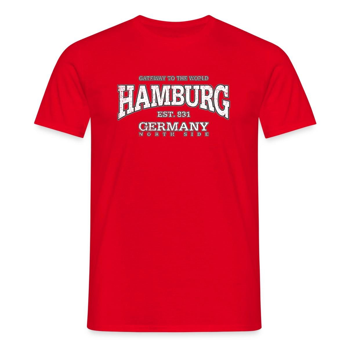 Spreadshirt T-Shirt Hamburg Deutschland Seit 831 Männer T-Shirt (1-tlg)