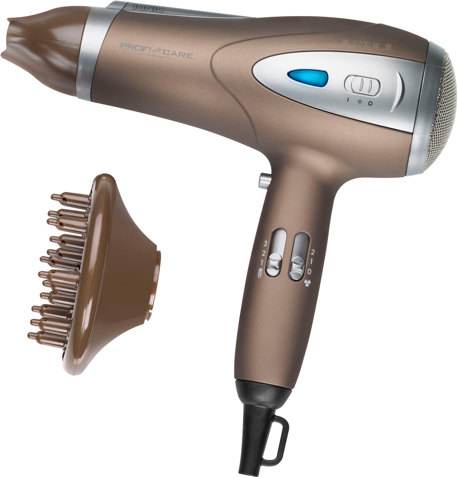 ProfiCare Ionic-Haartrockner PC-HTD 3113, 2200 W