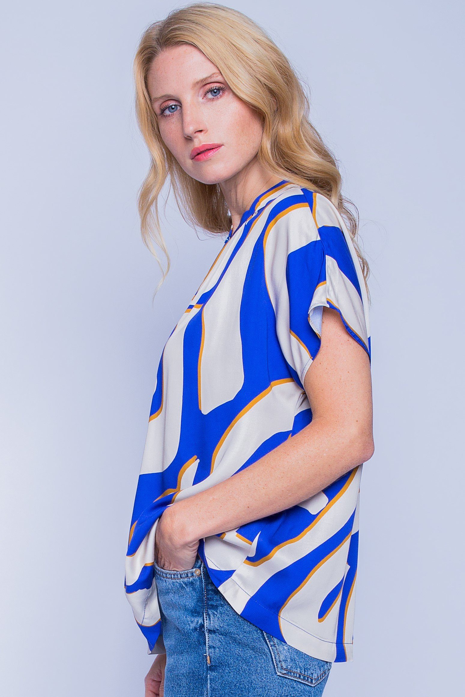 Emily Van Den Bergh Schlupfbluse Damenbluse 7970-610