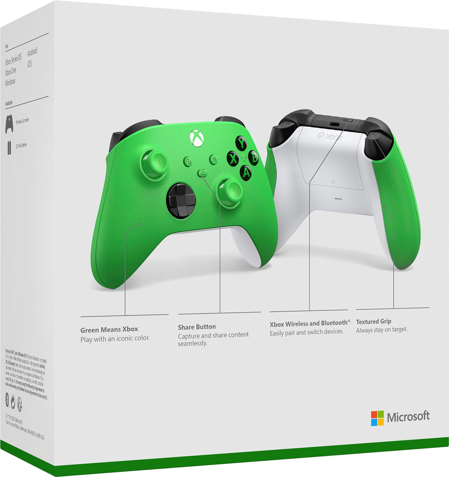 Wireless-Controller Velocity Xbox Green