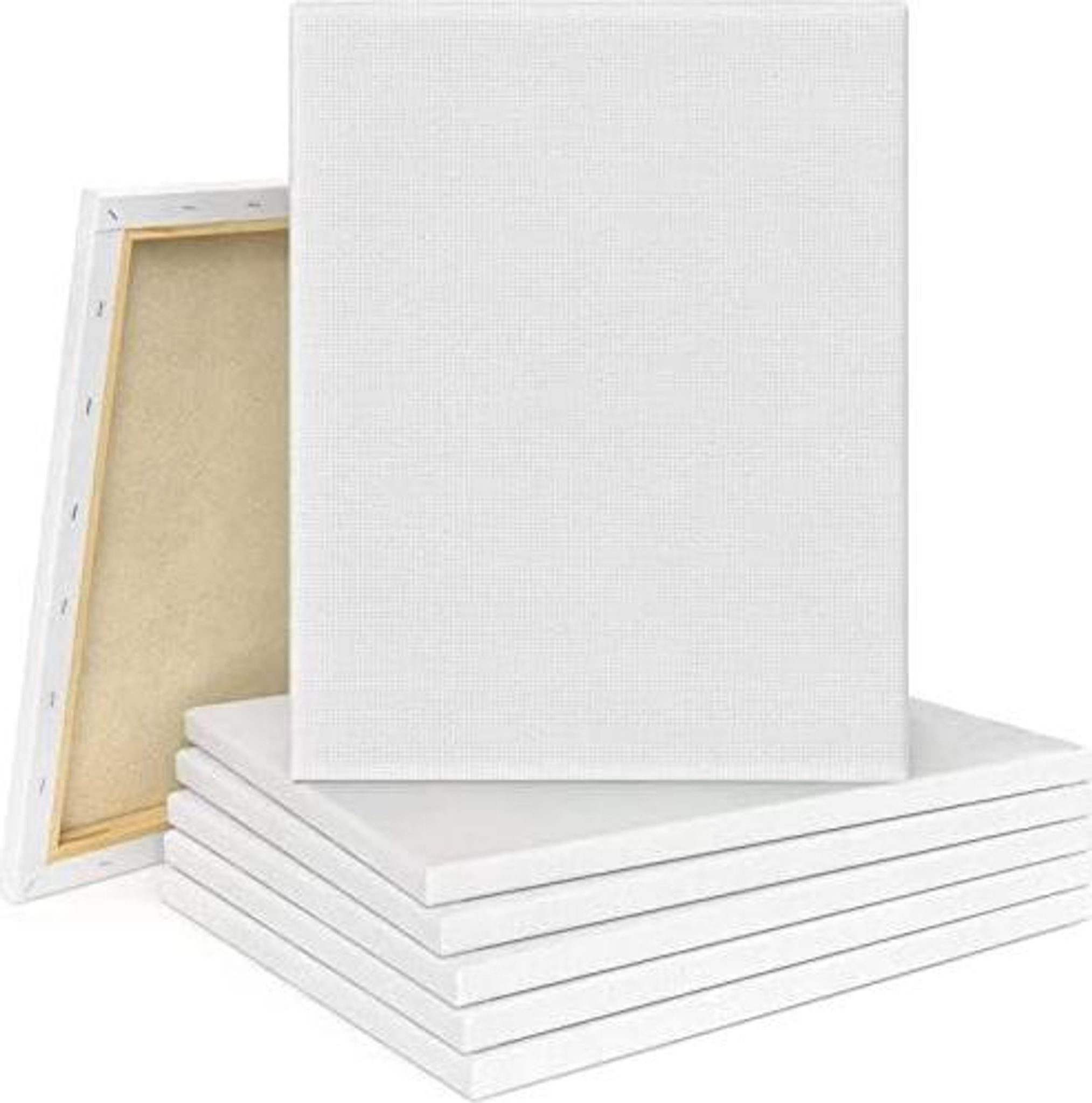 FELIXLEO Keilrahmen Tebery 10 Stk. 30x40cm Keilrahmen Set 100% Baumwolle Künstler Leinwand