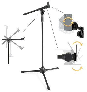 Pronomic Mikrofonständer AS-180S Acoustic Shield Ständer Pro, Flexibel und mobil