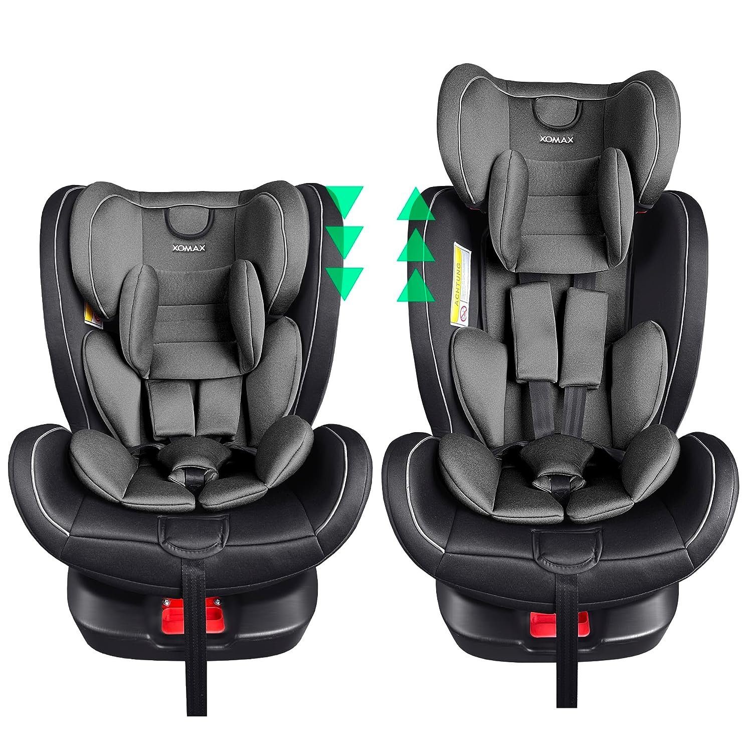 XOMAX Autokindersitz Selena, bis: 12, (Selena), mit 5-Punkt-Gurt, 3-Punkt-Gurt, Isofix Gruppe 0/1/2/3 ECE i-Size 129R