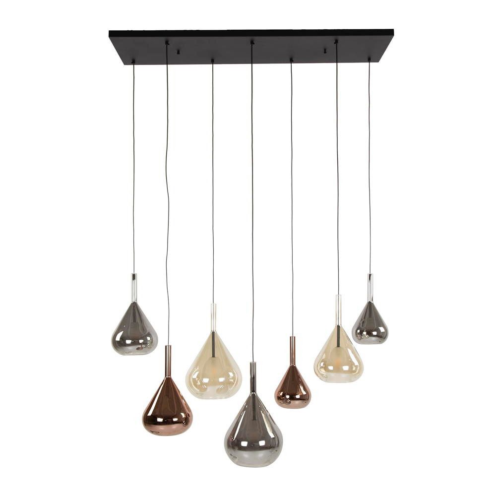 famlights Pendelleuchte famlights, Pendelleuchte Celia in Mehrfarbig G9 7-flammig