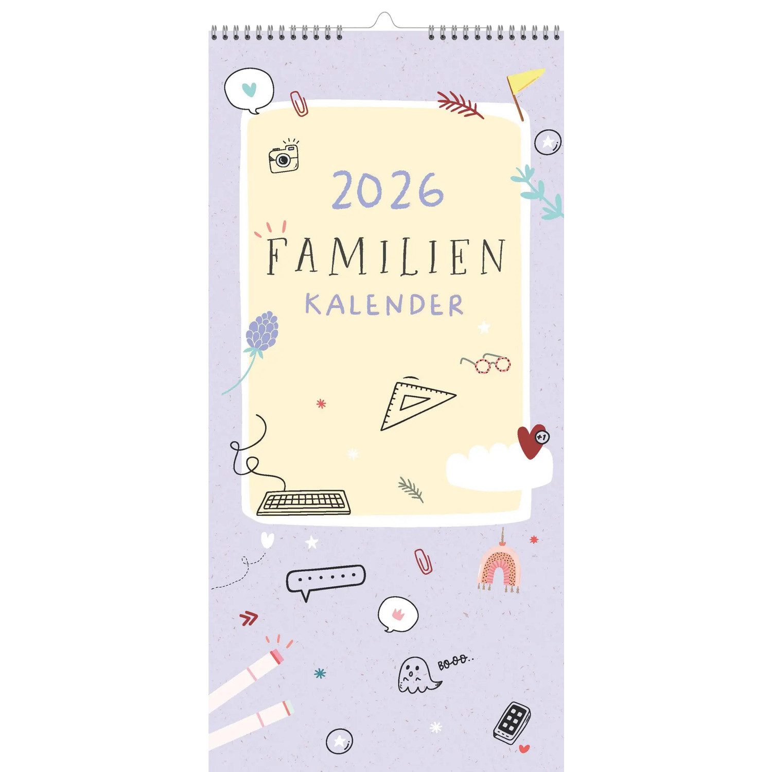 Lingen Wandkalender Mein Familien-Kalender 2026: Aufschreiben, abhaken, glücklich sein!