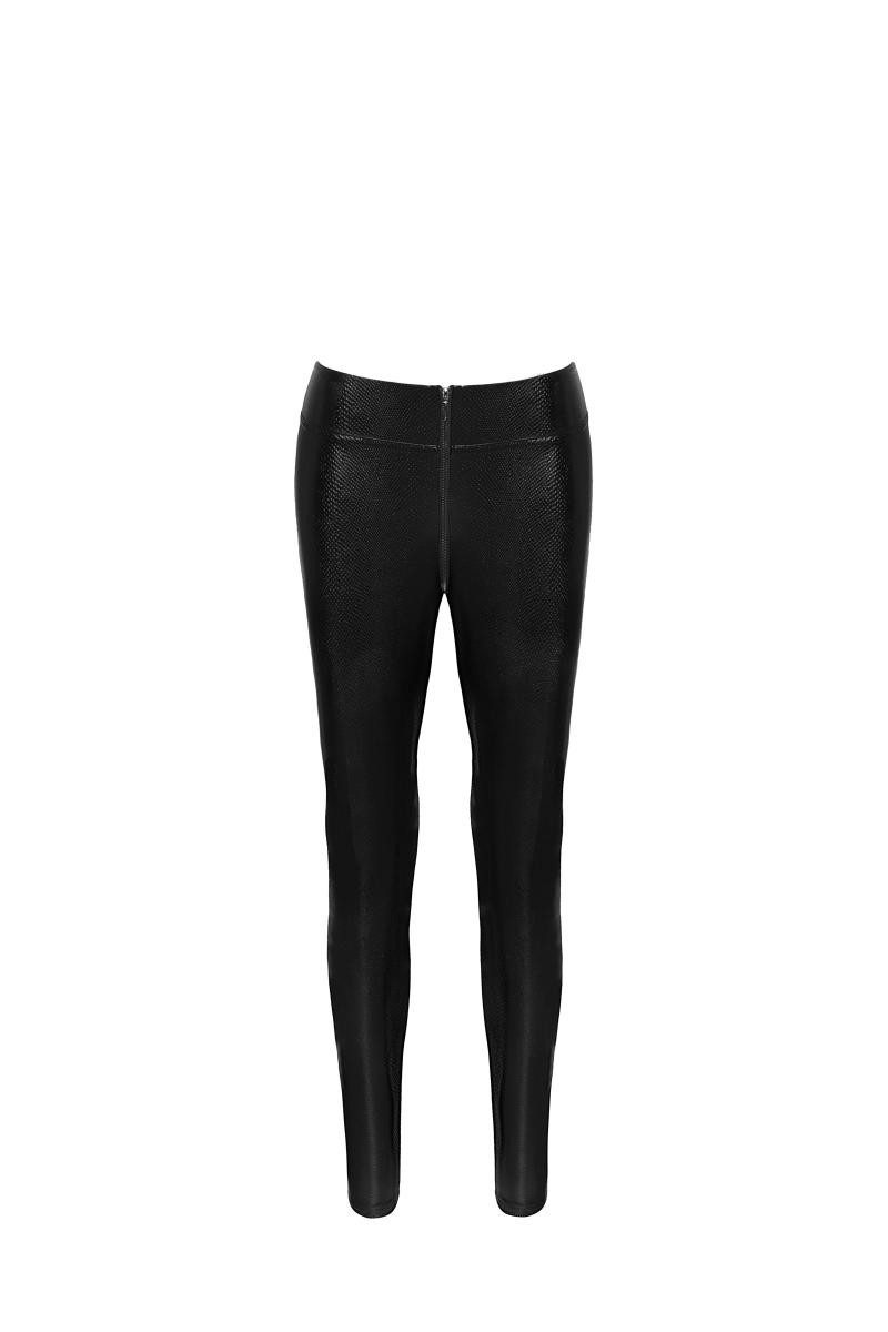 Wetlook Leggings mit Reißverschluss günstig online kaufen