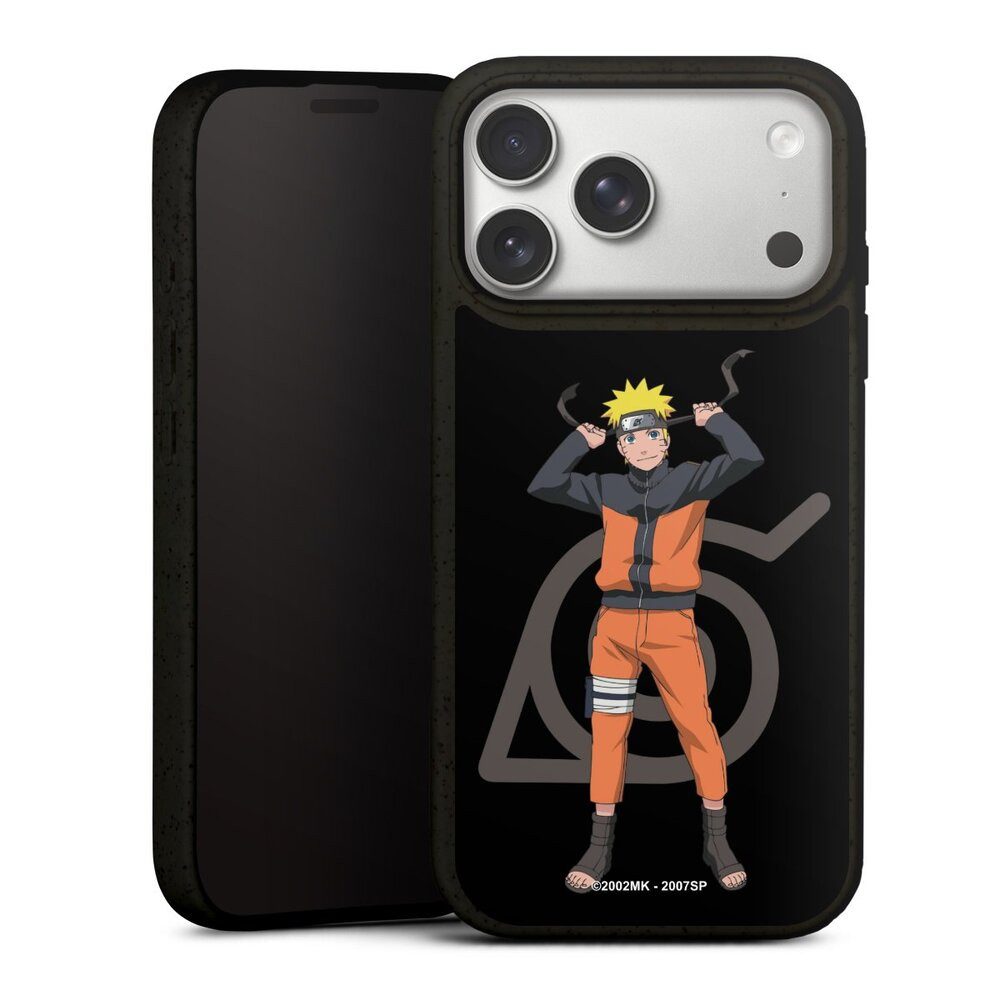 DeinDesign Handyhülle Naruto Shippuden Offizielles Lizenzprodukt Anime Naruto Konoha, Apple iPhone 17 Pro Max Organic Case Bio Hülle Nachhaltige Handyhülle