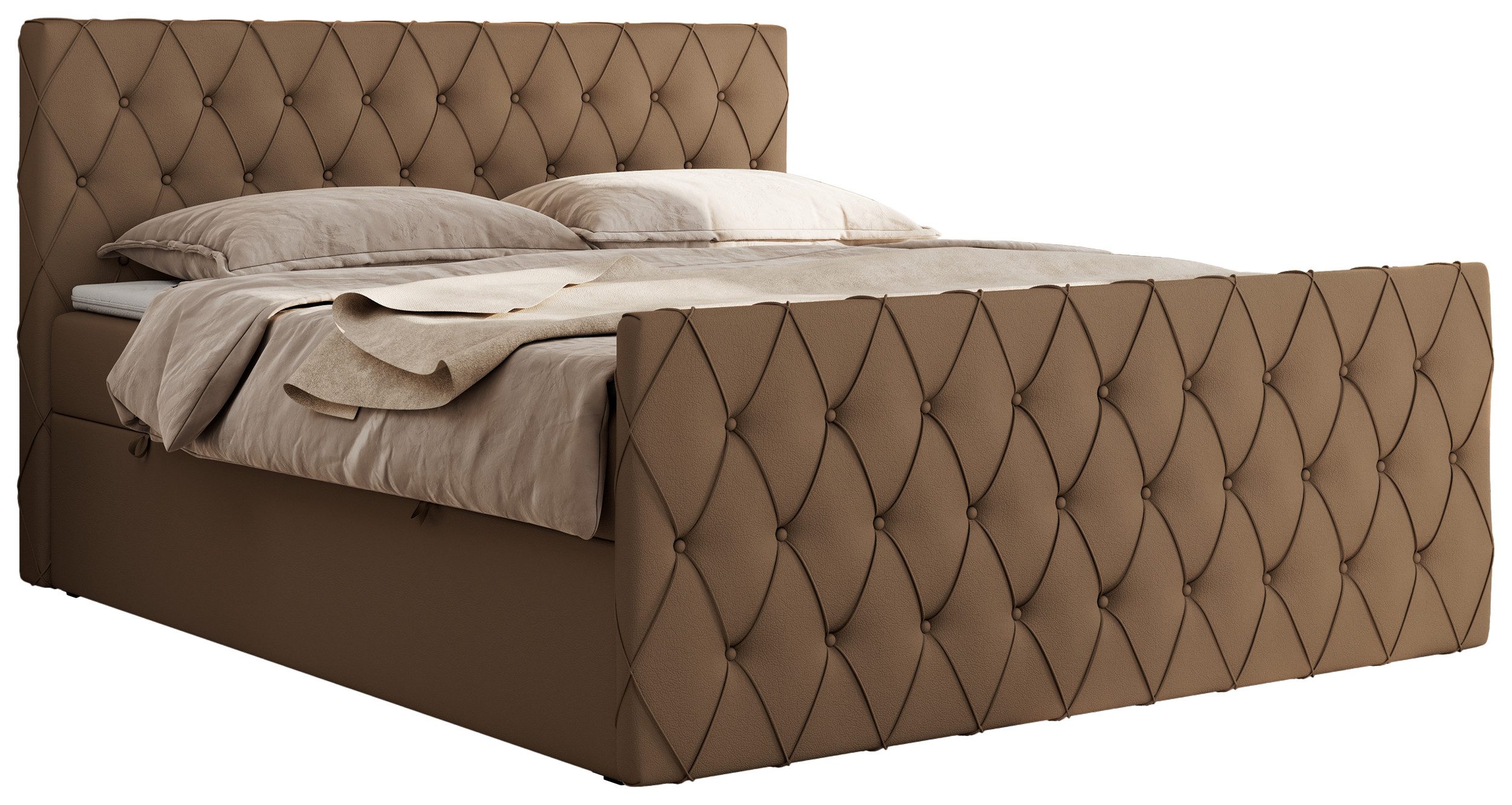 MKS MÖBEL Boxspringbett MIREN DUO (Set, günstig online kaufen