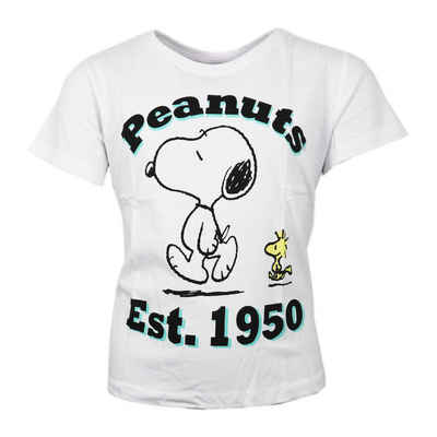 Snoopy Print-Shirt Peanuts Snoopy Jugend Mädchen T-Shirt Shirt Gr. 134-164, 100% Baumwolle