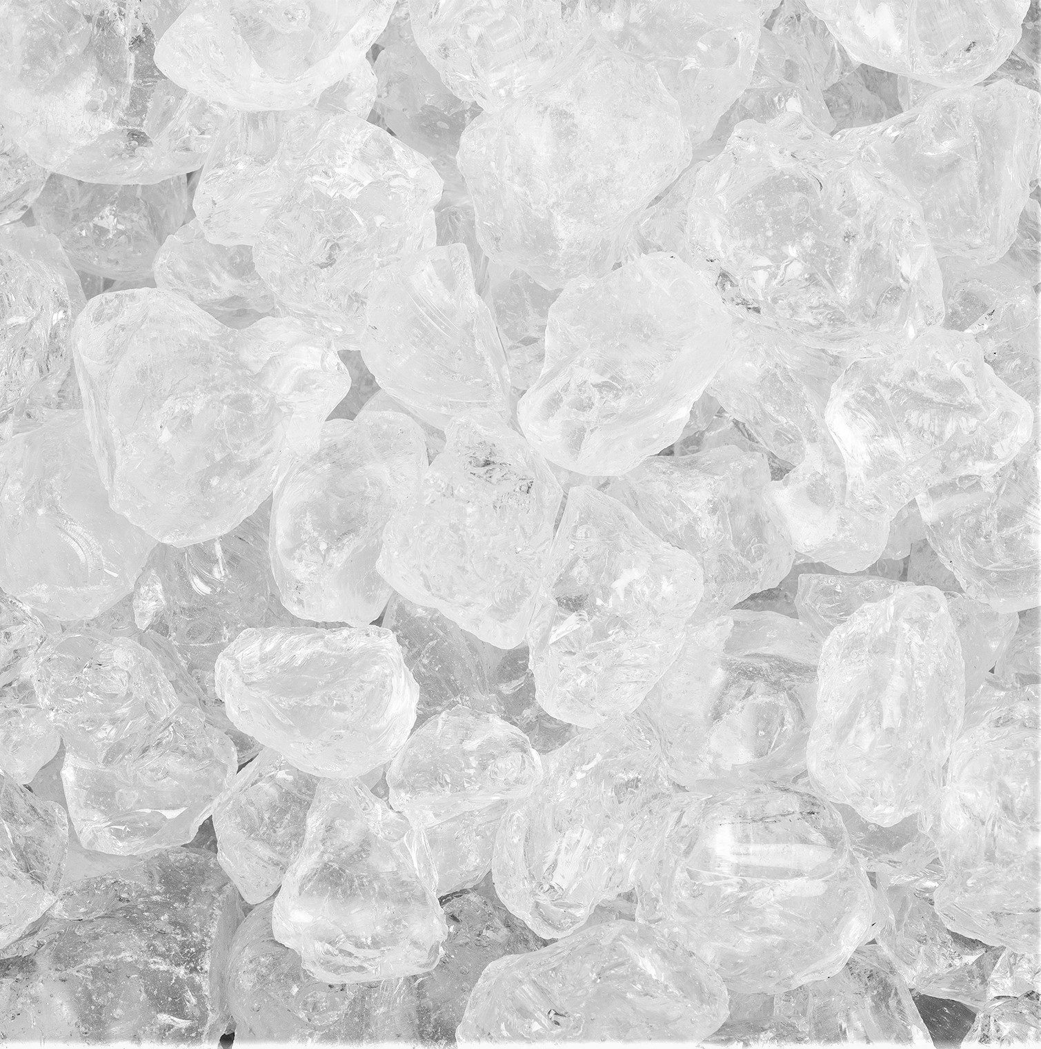 Eurosand Dekokies GLASSTEINE, Glasbrocken 20-40mm. 1kg. NATUR
