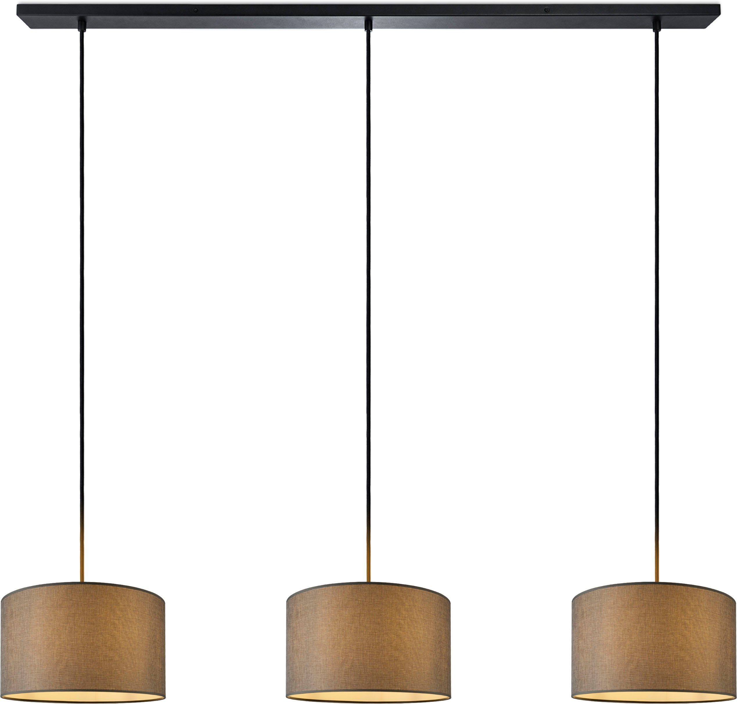 Paco Home Pendelleuchte HUGO CANVAS UNI günstig online kaufen