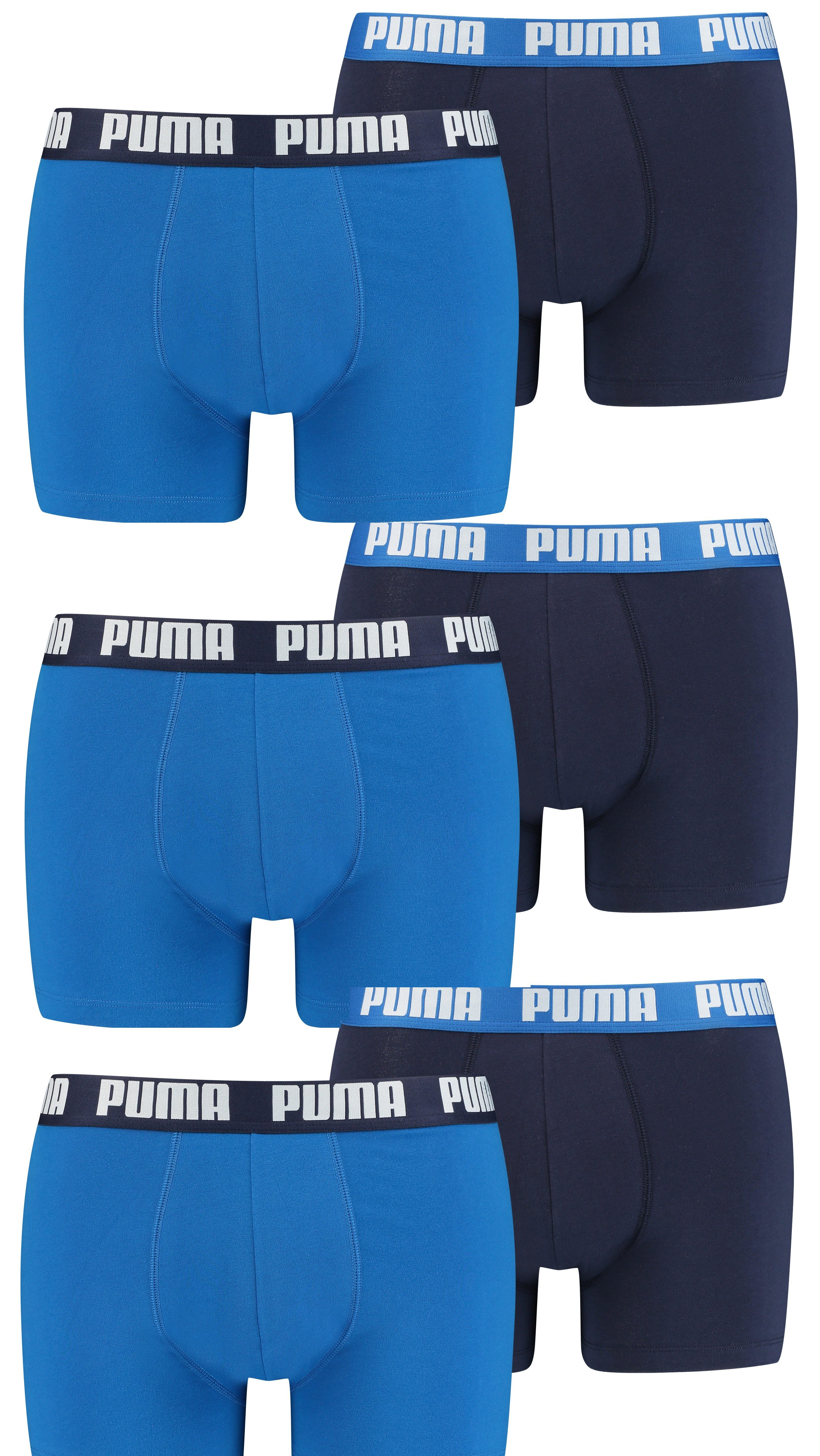 Boxershorts PUMA Herren Basic Boxershorts 6P