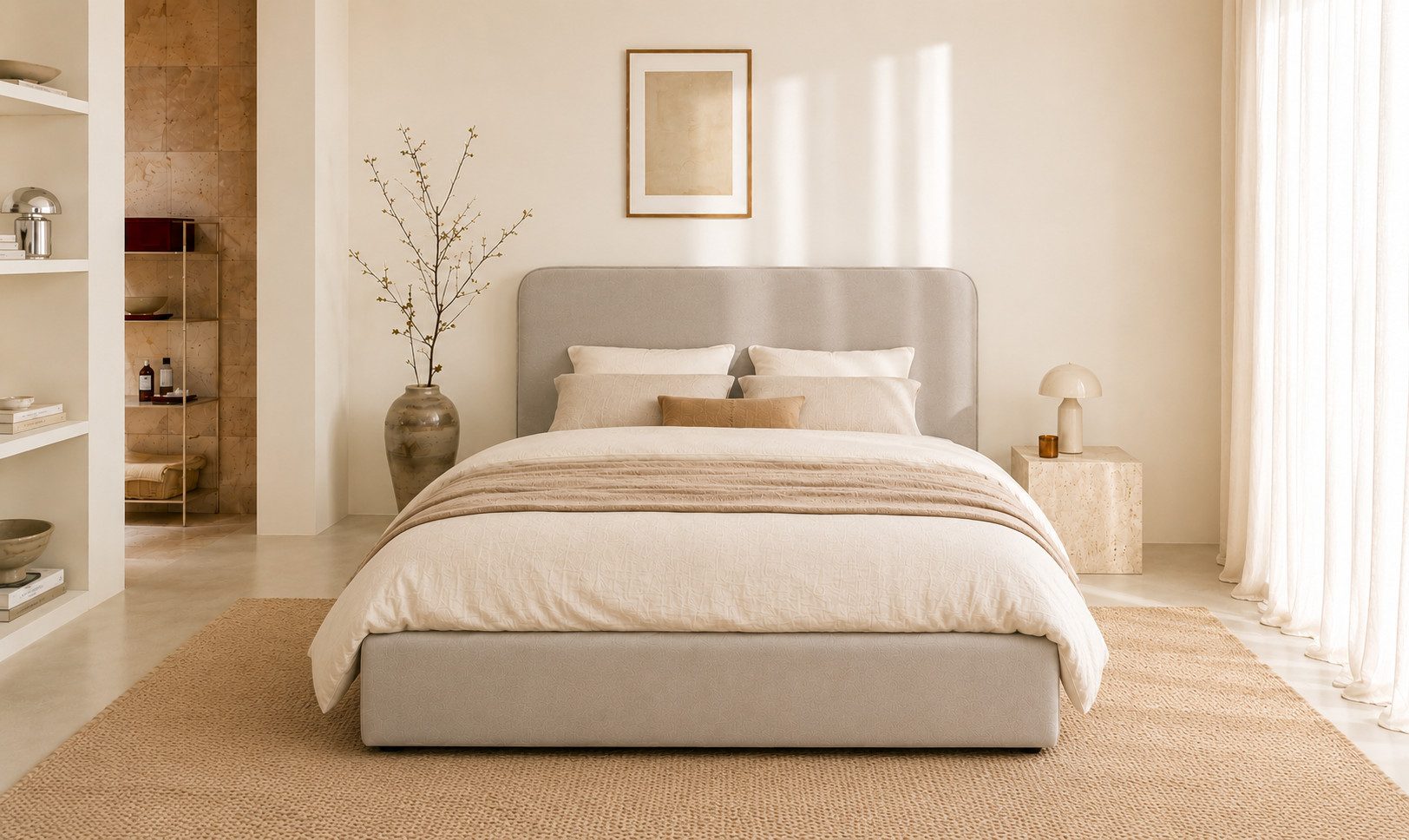 LeGer Home by Lena Gercke Polsterbett ELIRA mit/ohne Bettkasten, mit/ohne Matratze, Breite 120/140/160/180cm, Bonnell-/Taschenfederkernmatratze (H2, H3, H4), mit/ohne Lattenrost