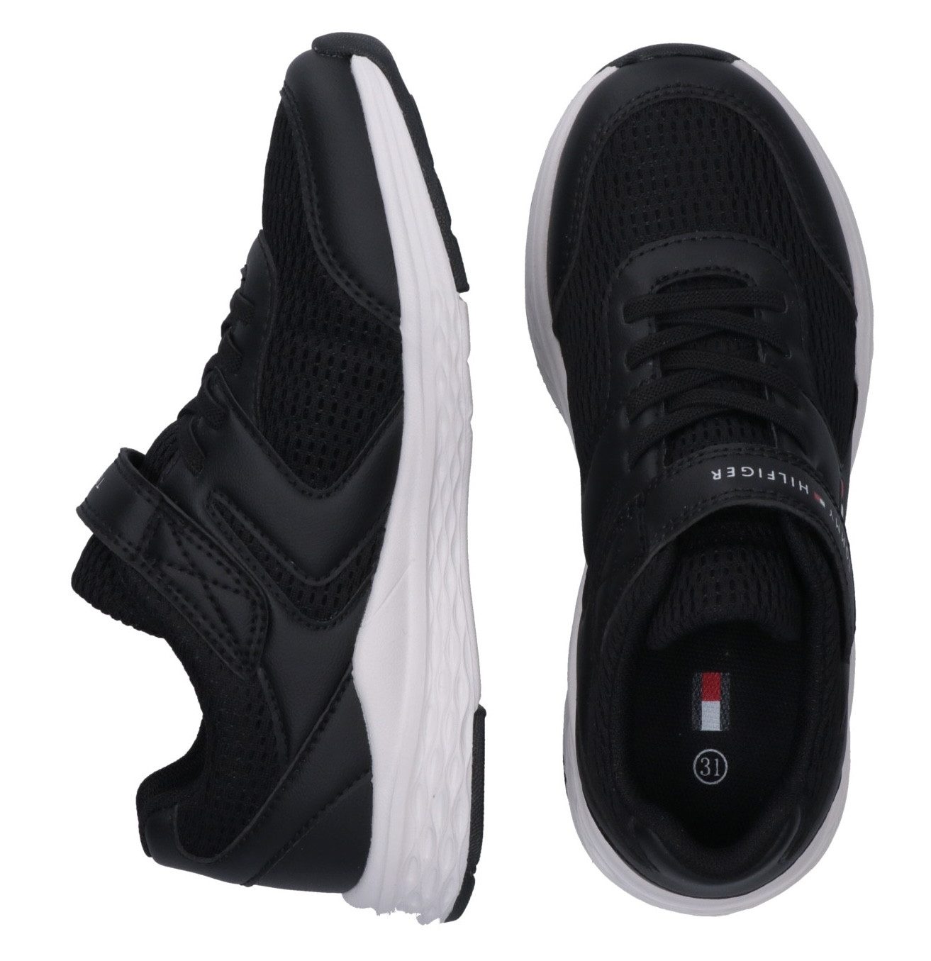Tommy Hilfiger Sneaker Sportschuh, Schlupfschuh, Freizeitschuh mit Elastic Laces