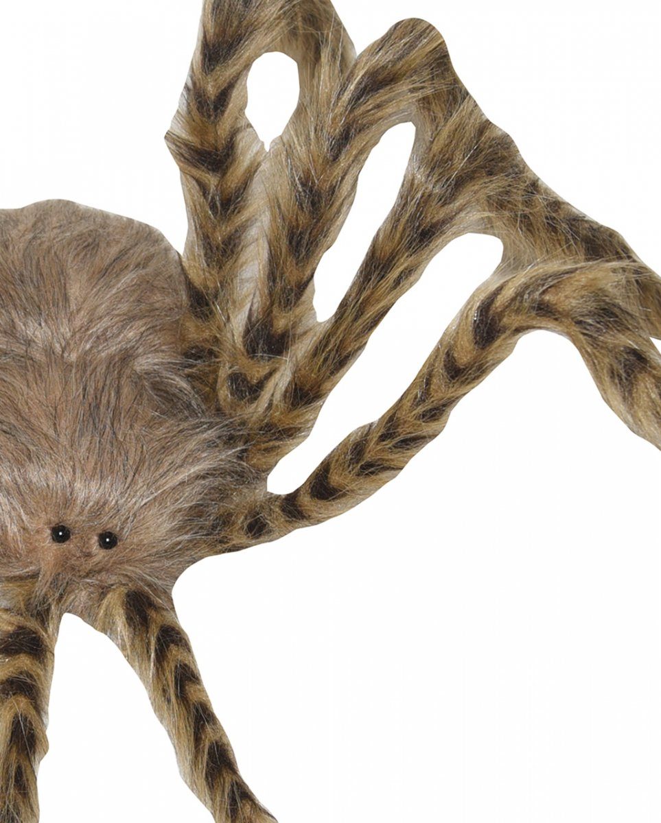 Horror-Shop Dekofigur Haarige Braune Spinne Halloween als 49c Dekoration