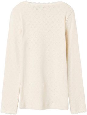 Name It Langarmshirt NKFLITTE LS XSL TOP mit Strukturmuster