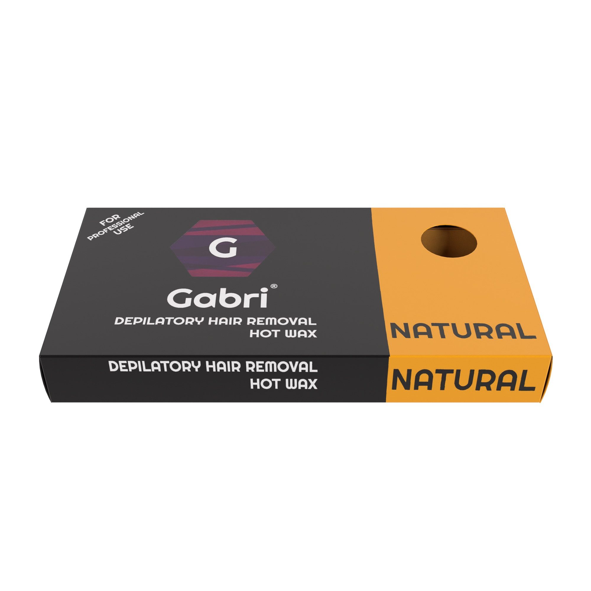 Gabri Professional Enthaarungscreme Gabri Professional - Hair Removal Hot Wax Natural 500g