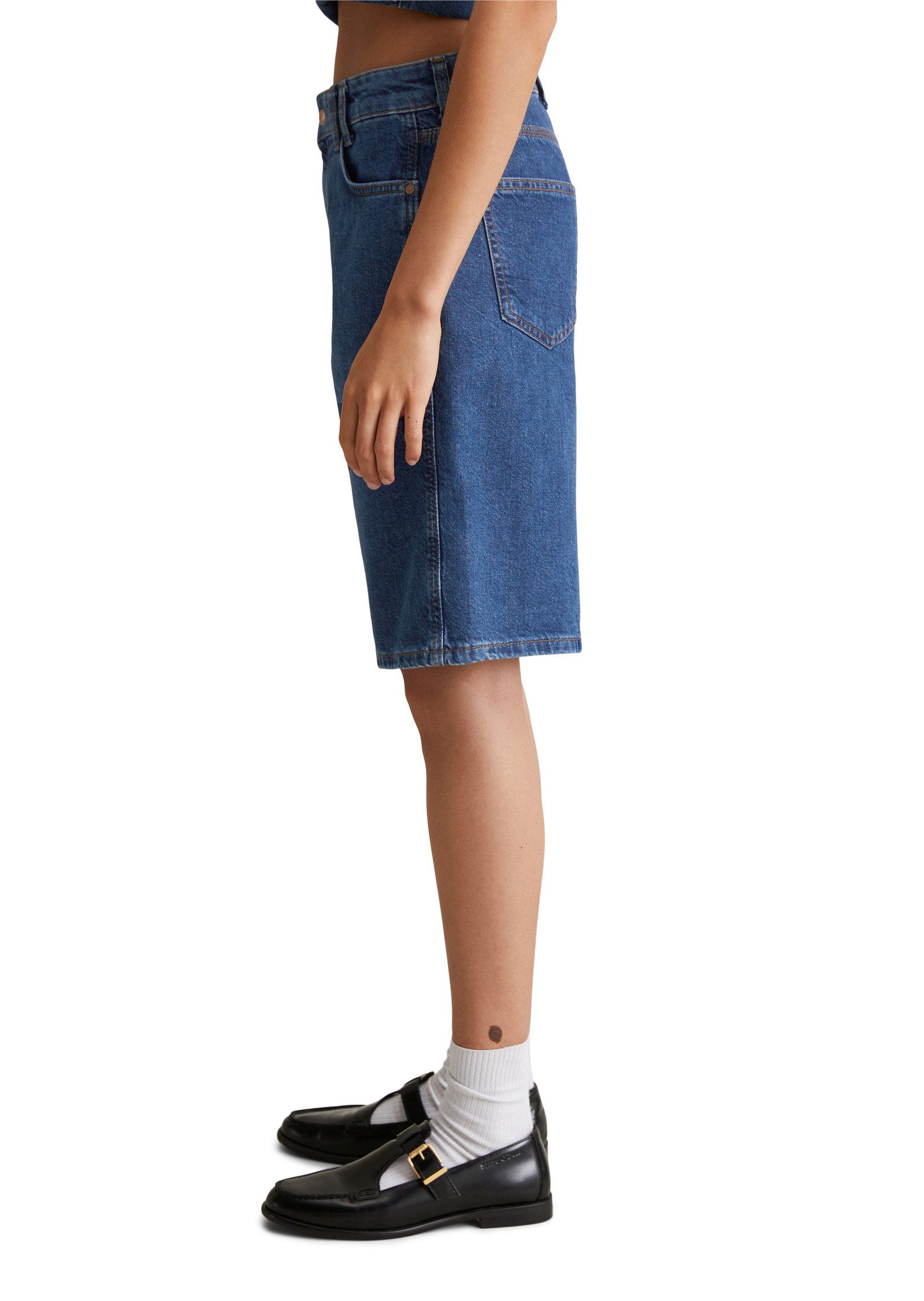 Marc O'Polo DENIM Shorts aus Rigid Denim ohne Elasthan günstig online kaufen
