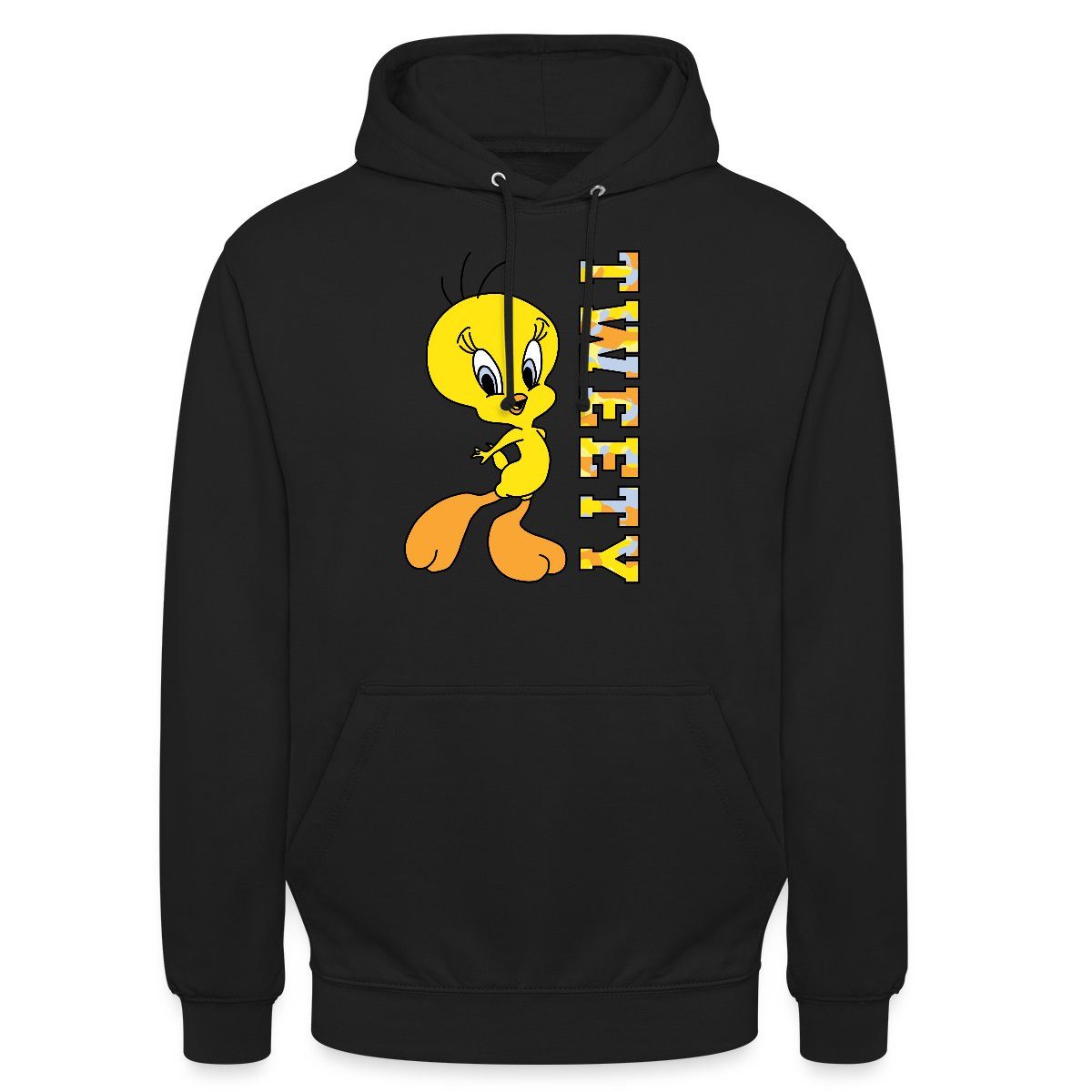 Spreadshirt Hoodie Looney Tunes Tweety Camouflage Unisex Hoodie (1-tlg)