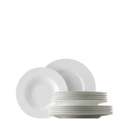 Rosenthal Tafelservice Jade Set 12-tlg. (12-tlg), 6 Personen, Porzellan, Bone China