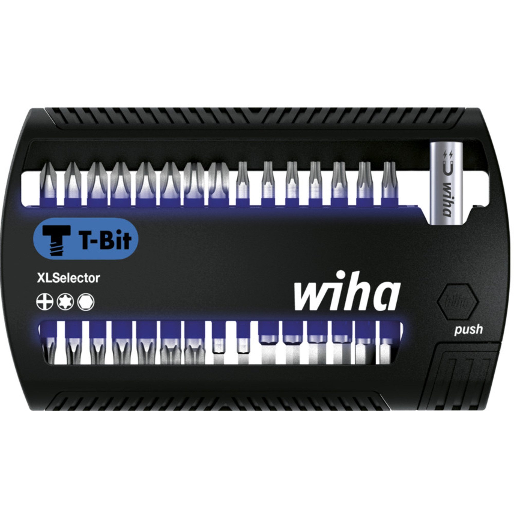 Thumbnail - Wiha Bohrer- und Bitset Wiha Bit-Satz XLSelector T-Bit 25mm, 31-teilig