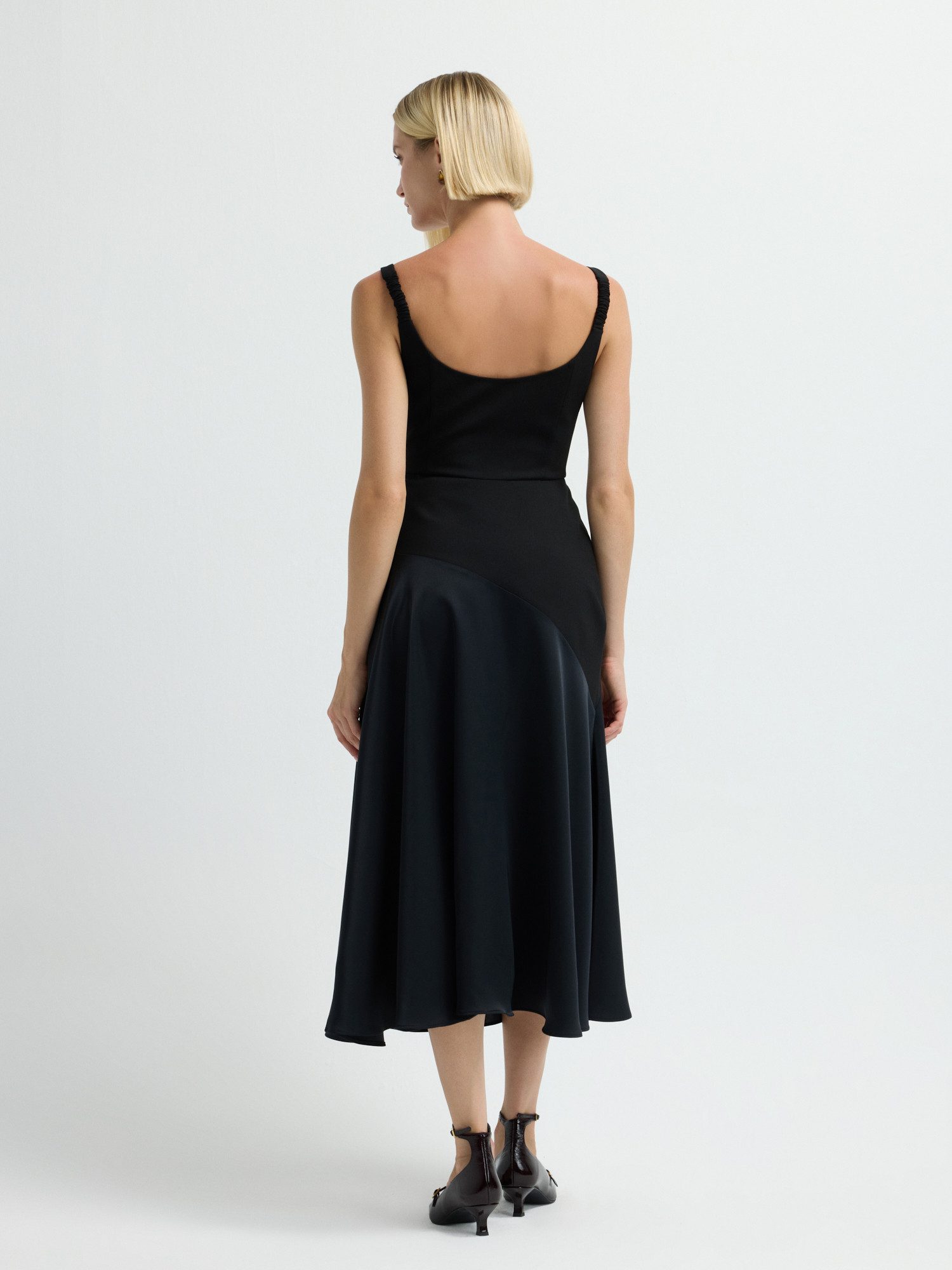 adL Cocktailkleid Midikleid mit breiten Trägern – Bild 3 von 5