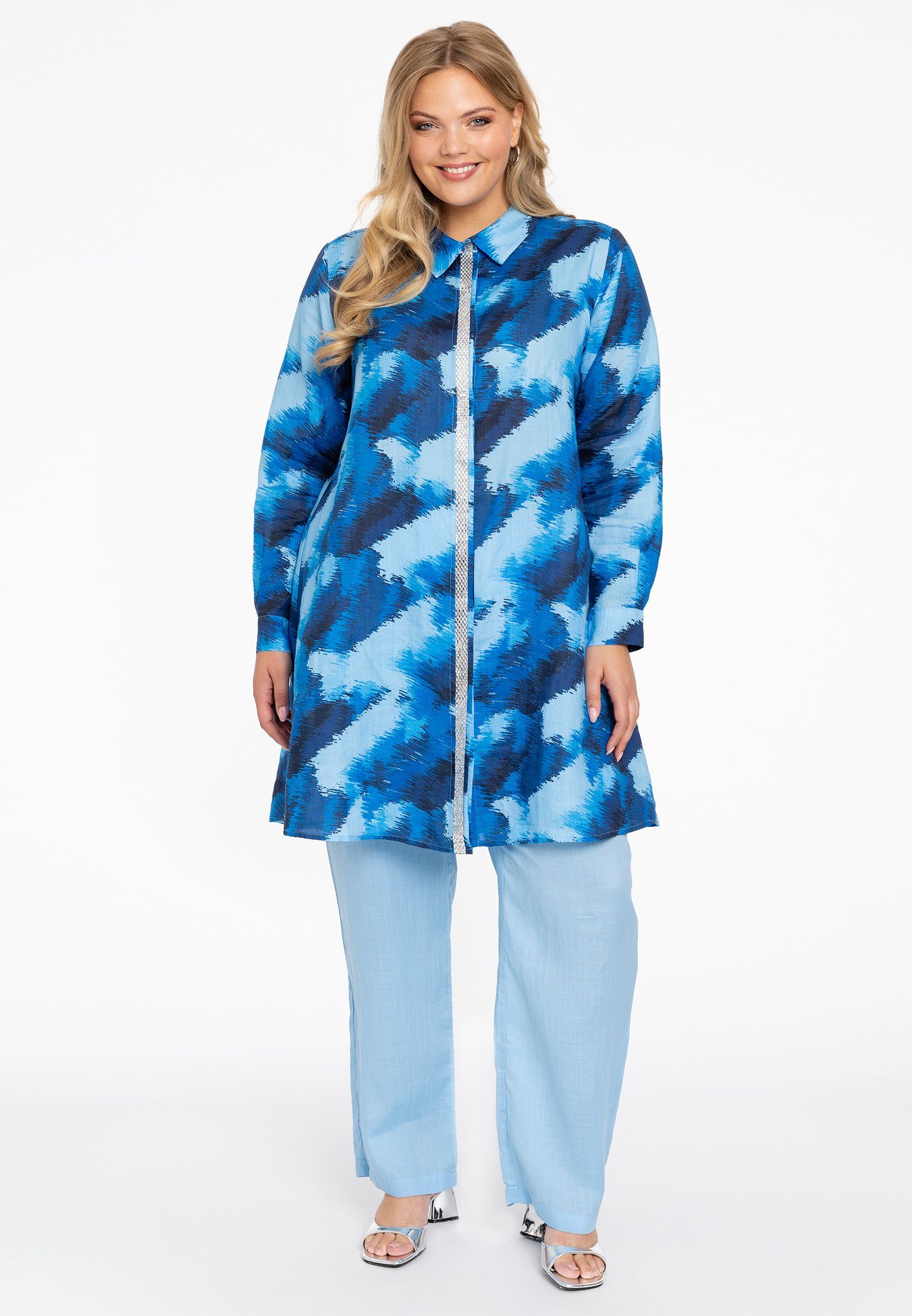 YOEK Blusentop Damen Bluse Große Größen
