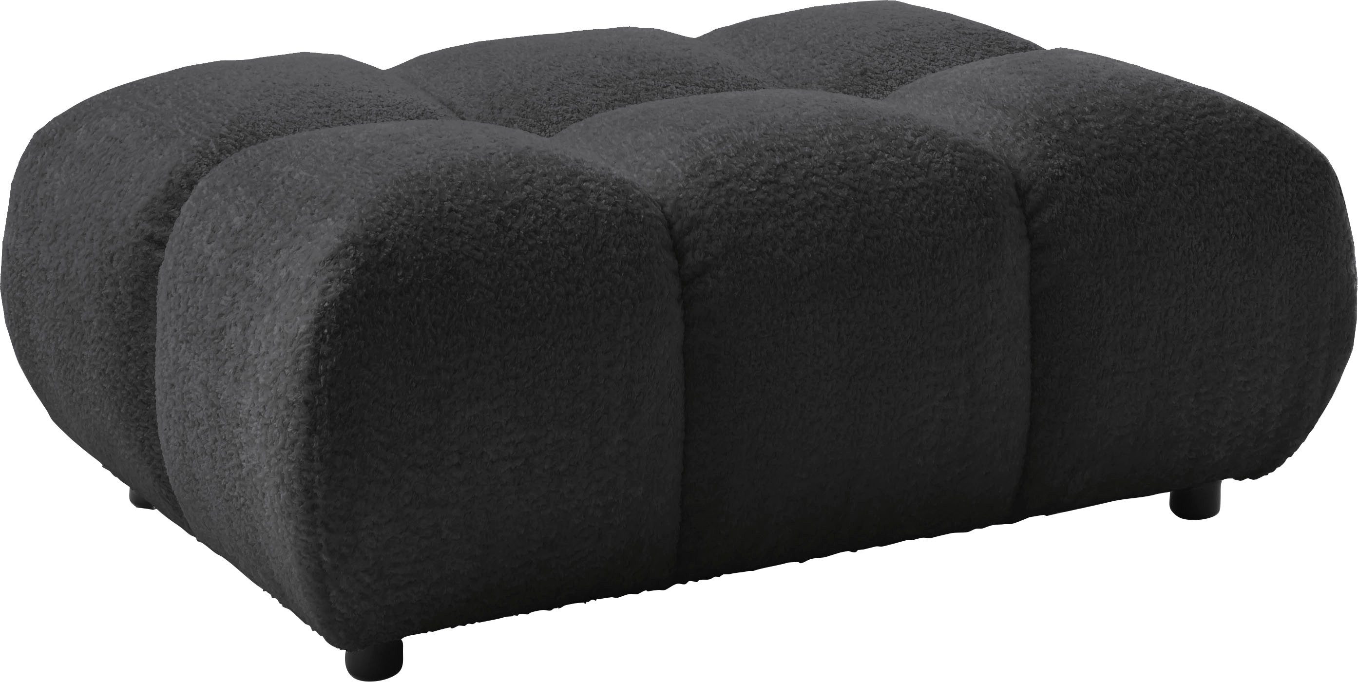 Home affaire Polsterhocker Cozy Bubble, mit eleganter Steppung, weich gepolstert, 108x73 cm (1 St), passend zum Sofa und dem drehbaren Sessel der Graceland-Serie