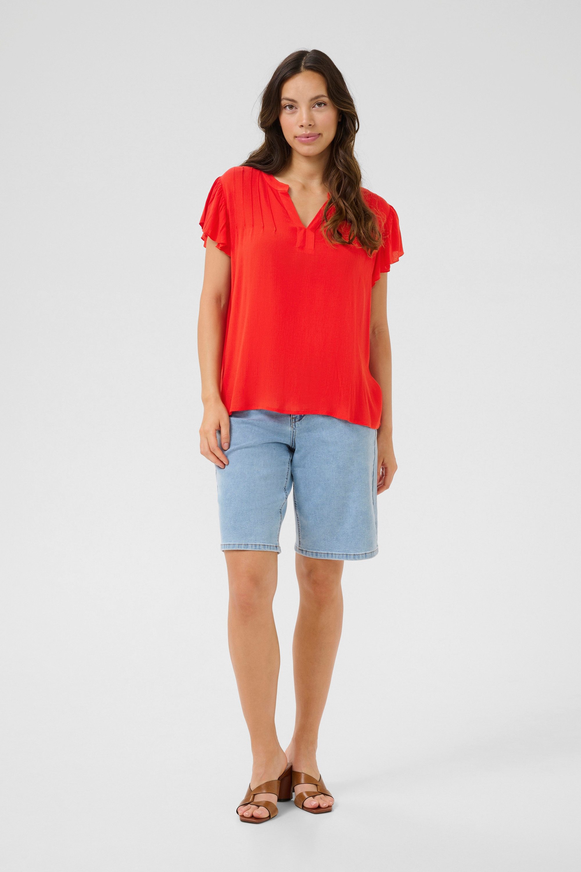 Kurzarmbluse Kurzarm-Bluse CRAllie