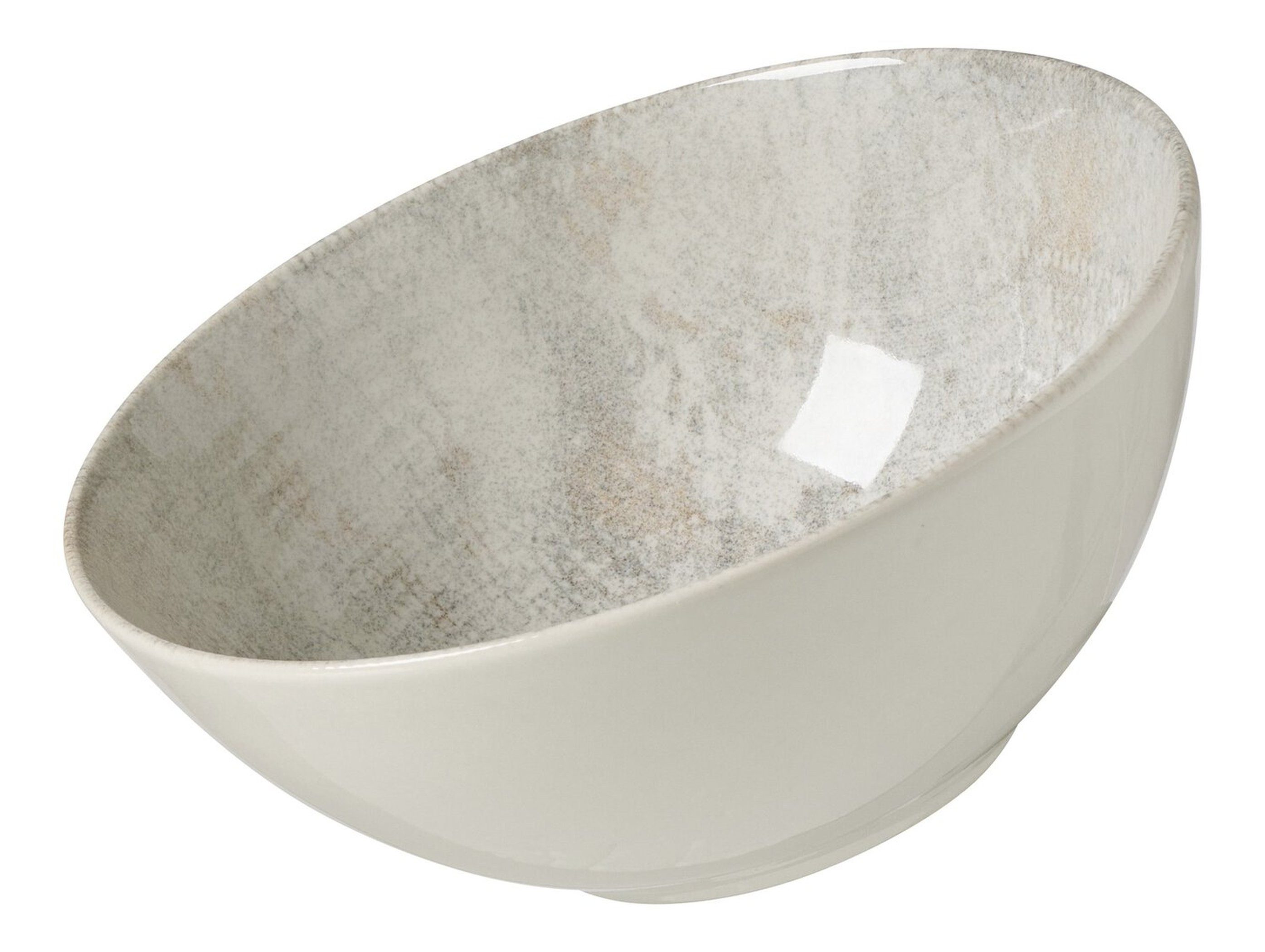 Ritzenhoff & Breker Schale Cecina perle Schale tief 16,5cm 425901, Steinzeug