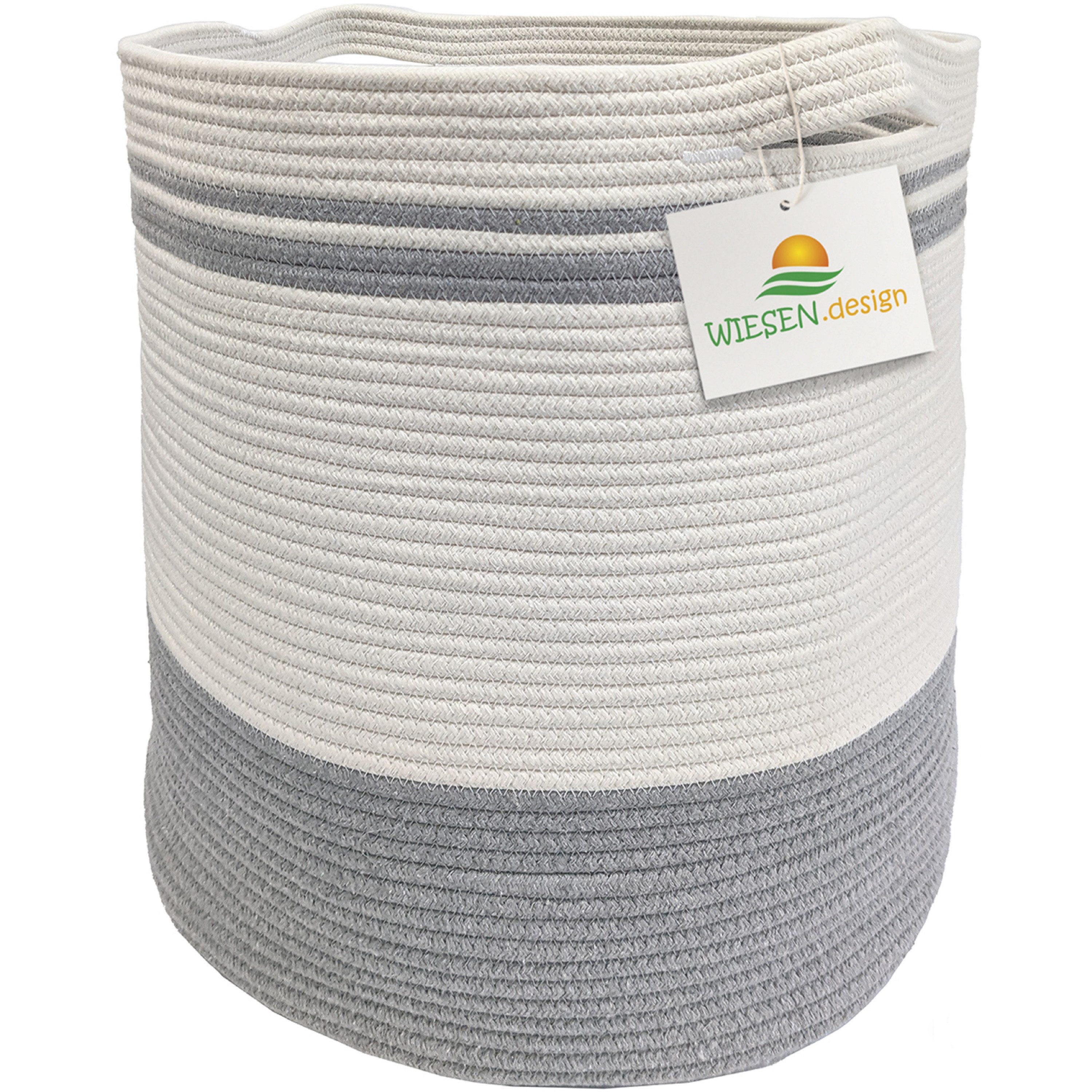 WIESEN.design Wäschekorb Ben Ø41xH46 cm 61L, günstig online kaufen