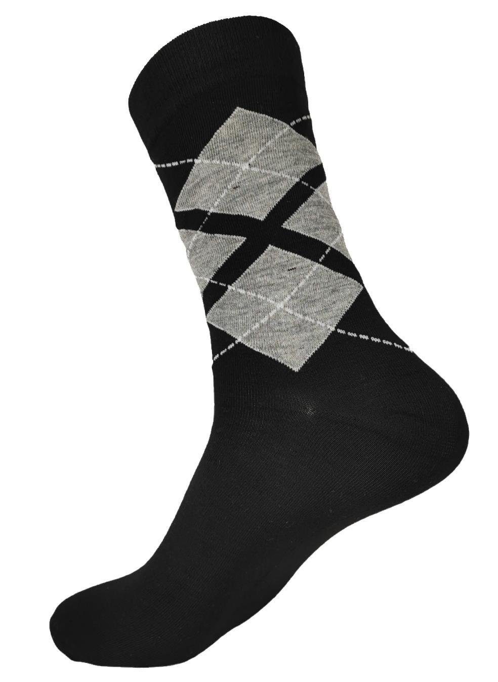 Form Freizeit Muster Basicsocken 12 klassischer Paar, Paar 12 Herren Sport Mix6 (12-Paar) EloModa Socken