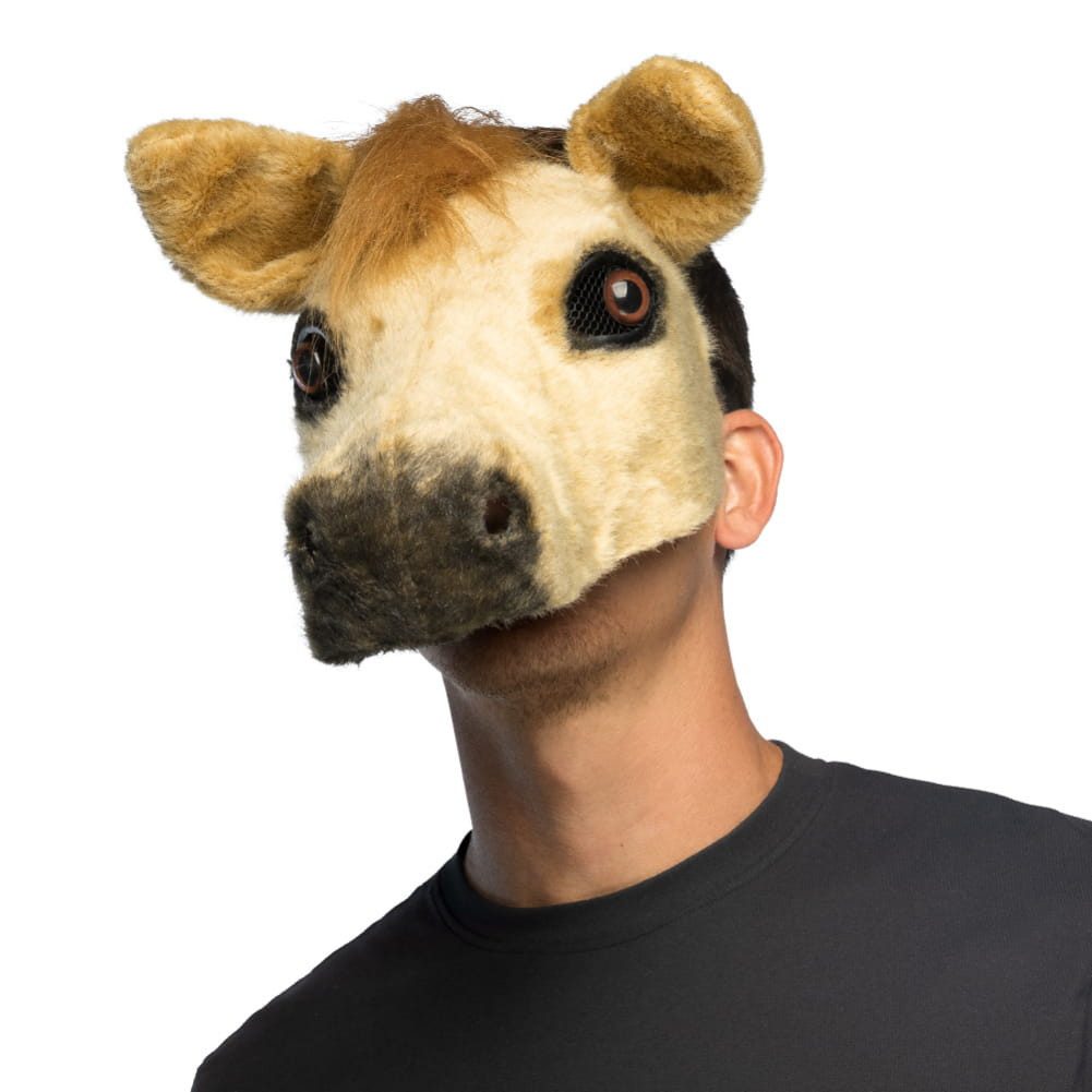Kostüm Maske Pferd Plüsch