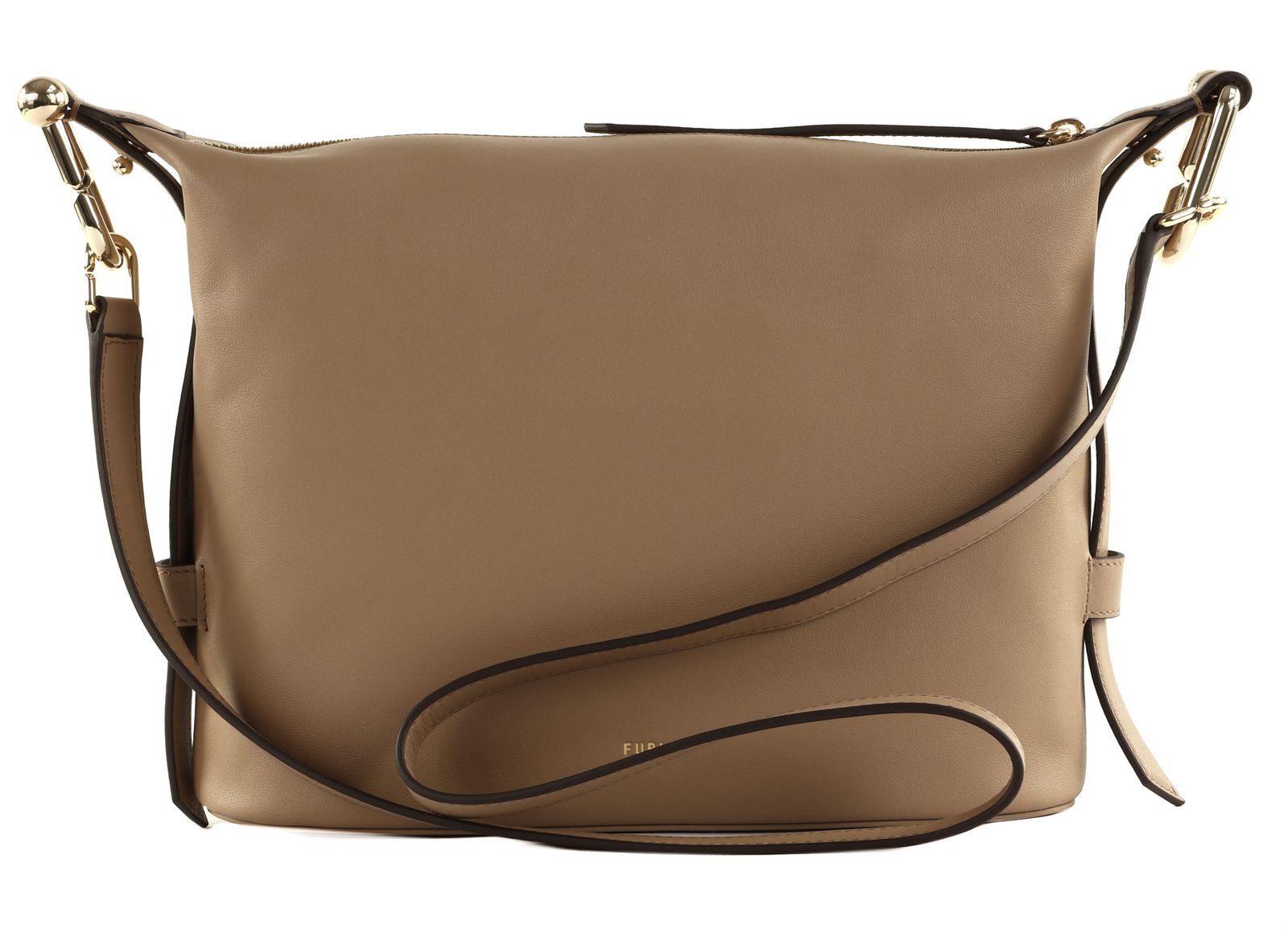 Furla Schultertasche Hobo, aus echtem Leder