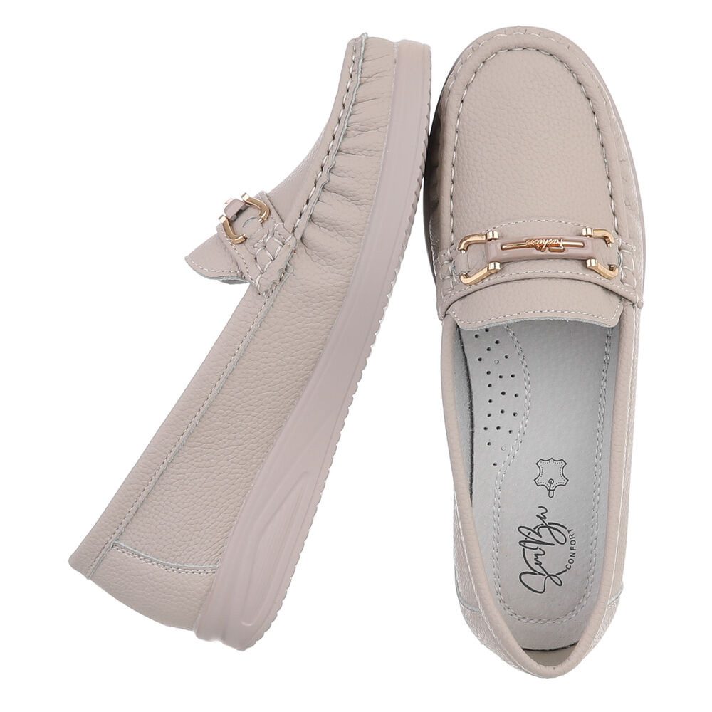 Ital-Design Eleganter Slip-On Schuh für Damen mit komfortabler Innensohle Slipper (91117432) ultraleichte und komfortable Sohle